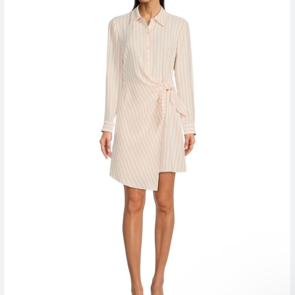 Alex Marie Ryder Striped Wrap Dress Size 16